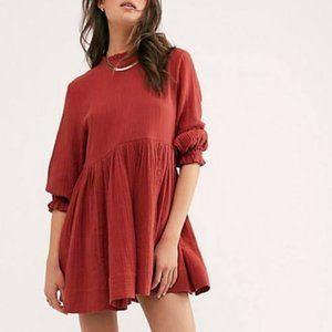 Free People Living for This Mini dress Sage Green